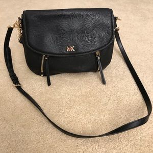 Michael Kors black cross body purse, used once